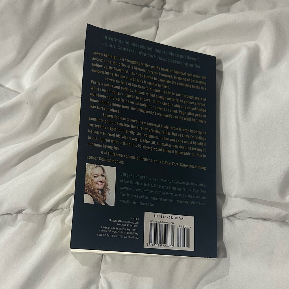 Verity Book - Picture 2 of 2
